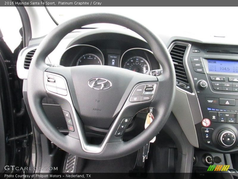 Platinum Graphite / Gray 2016 Hyundai Santa Fe Sport