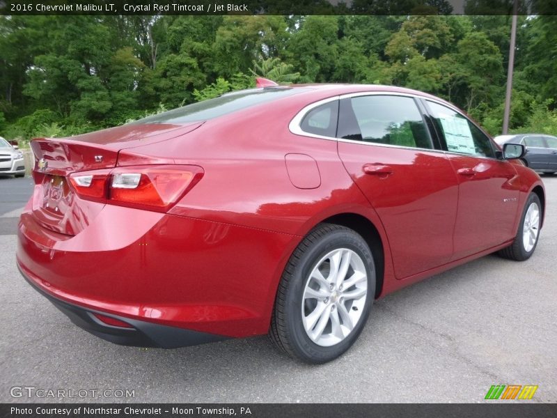 Crystal Red Tintcoat / Jet Black 2016 Chevrolet Malibu LT