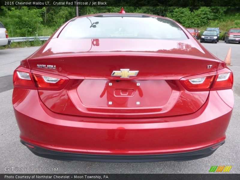Crystal Red Tintcoat / Jet Black 2016 Chevrolet Malibu LT