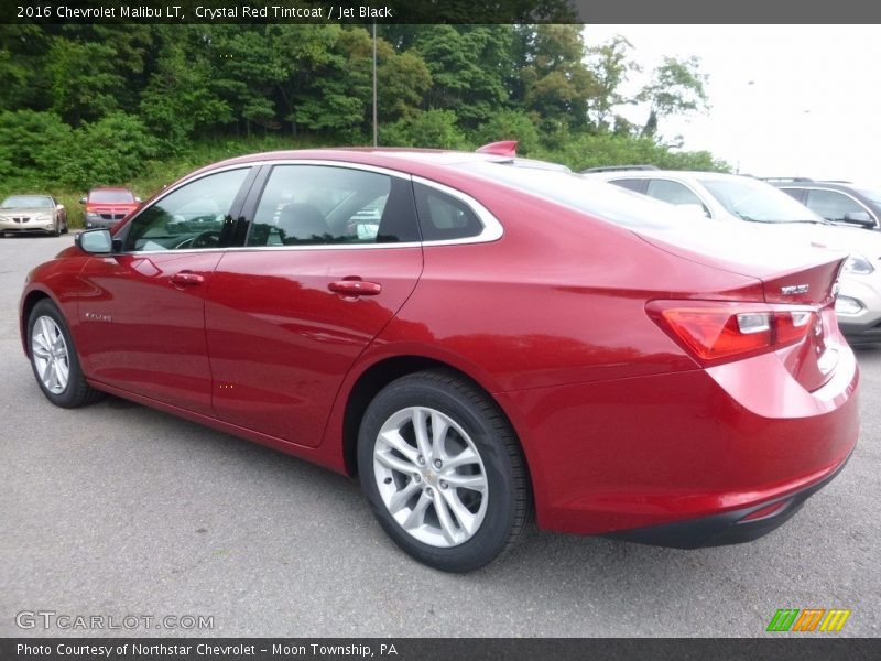 Crystal Red Tintcoat / Jet Black 2016 Chevrolet Malibu LT