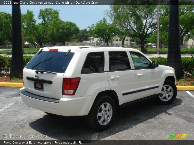 Stone White / Dark Slate Gray 2008 Jeep Grand Cherokee Laredo