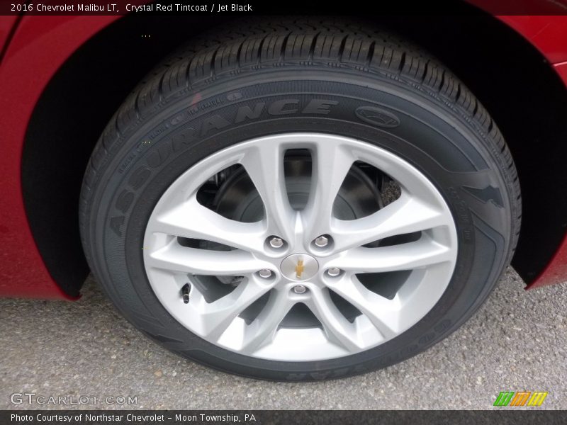 Crystal Red Tintcoat / Jet Black 2016 Chevrolet Malibu LT