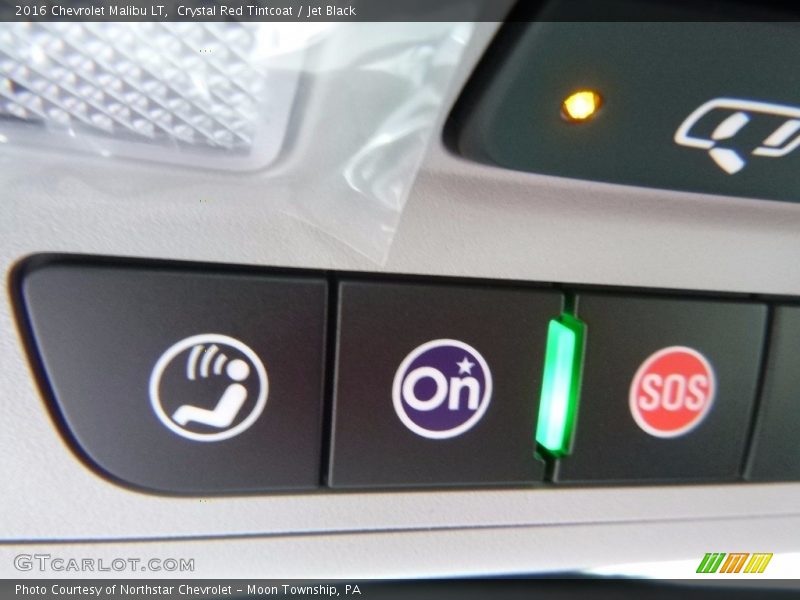 Crystal Red Tintcoat / Jet Black 2016 Chevrolet Malibu LT