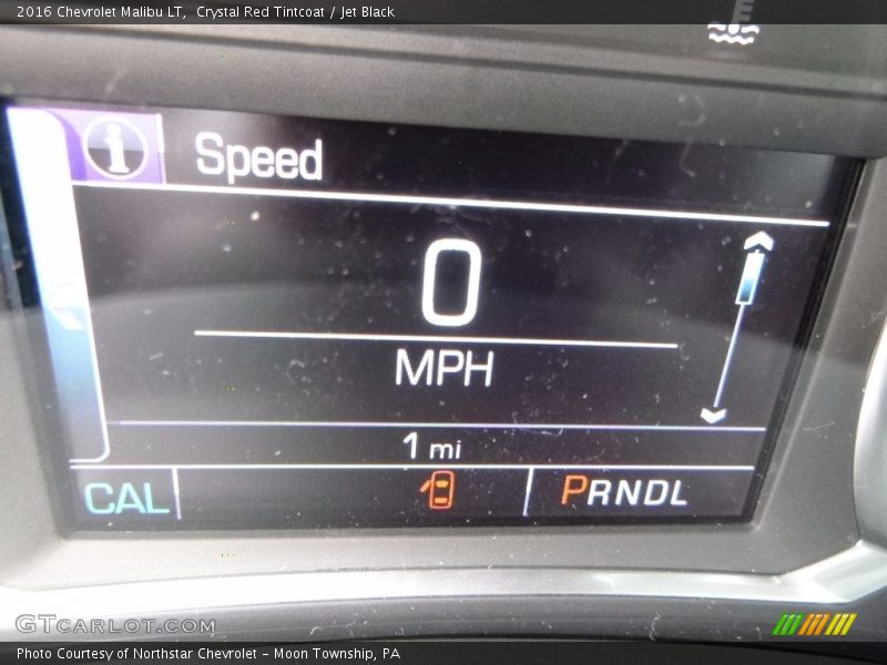 Crystal Red Tintcoat / Jet Black 2016 Chevrolet Malibu LT