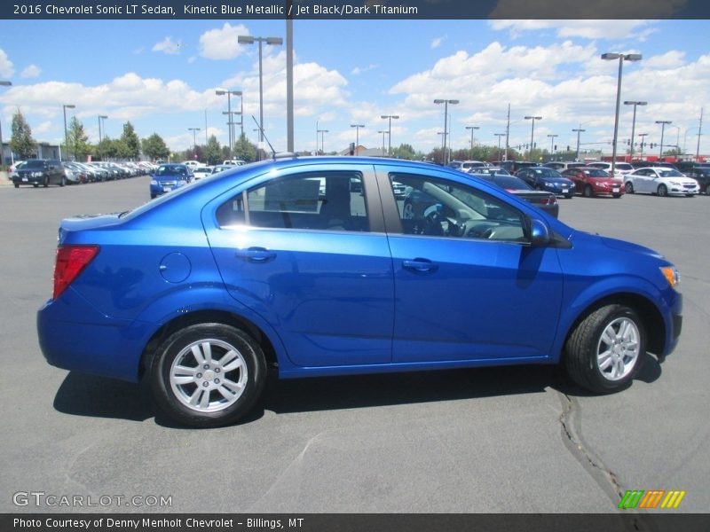 Kinetic Blue Metallic / Jet Black/Dark Titanium 2016 Chevrolet Sonic LT Sedan