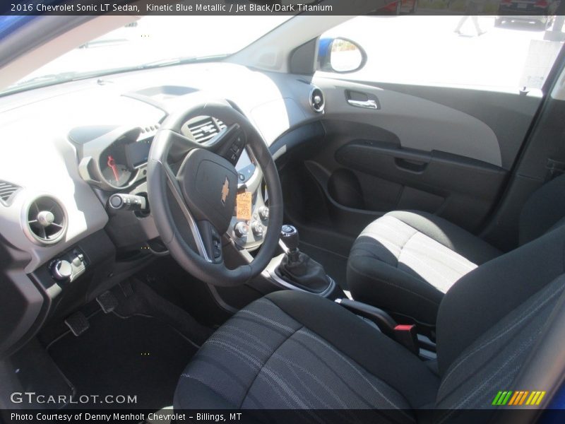 Kinetic Blue Metallic / Jet Black/Dark Titanium 2016 Chevrolet Sonic LT Sedan