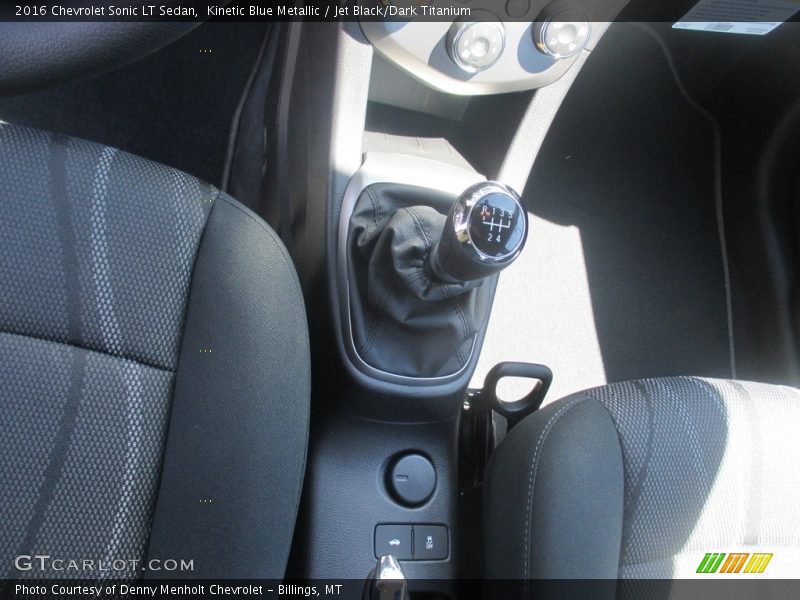 Kinetic Blue Metallic / Jet Black/Dark Titanium 2016 Chevrolet Sonic LT Sedan