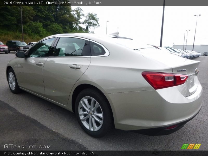Champagne Silver Metallic / Jet Black 2016 Chevrolet Malibu LT