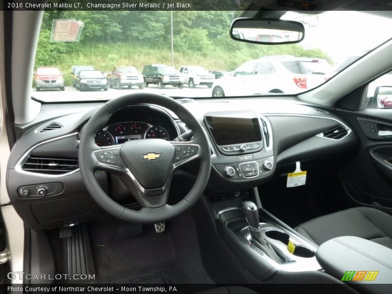 Champagne Silver Metallic / Jet Black 2016 Chevrolet Malibu LT