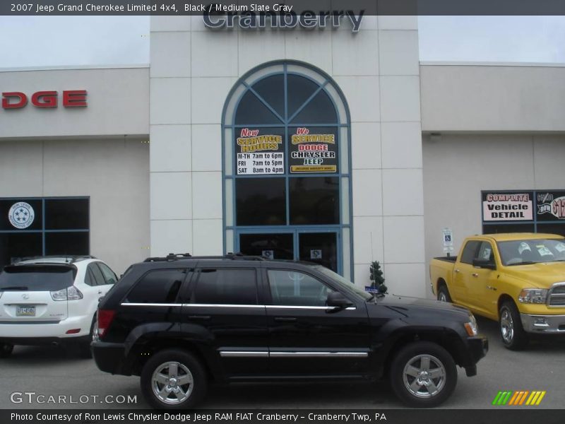 Black / Medium Slate Gray 2007 Jeep Grand Cherokee Limited 4x4