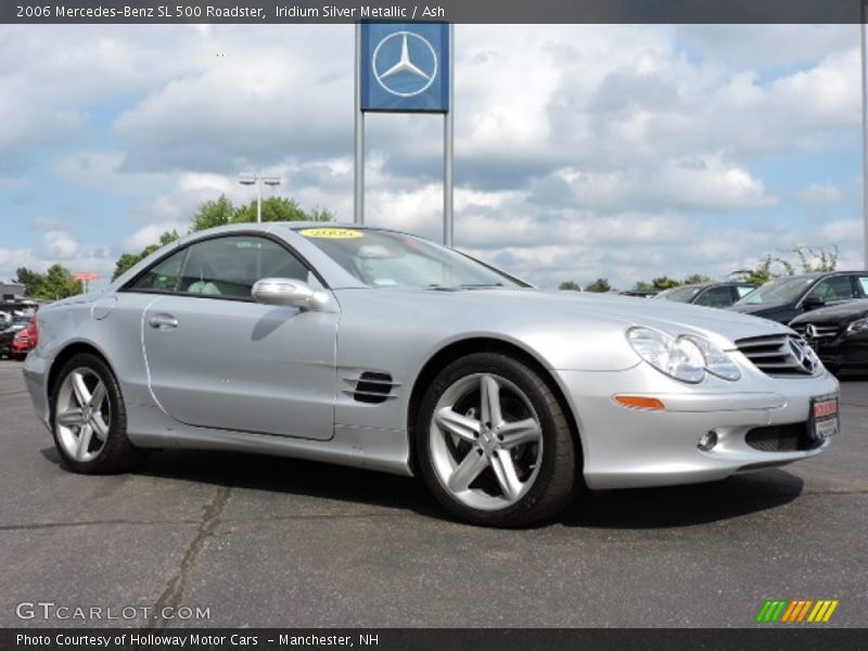 Iridium Silver Metallic / Ash 2006 Mercedes-Benz SL 500 Roadster