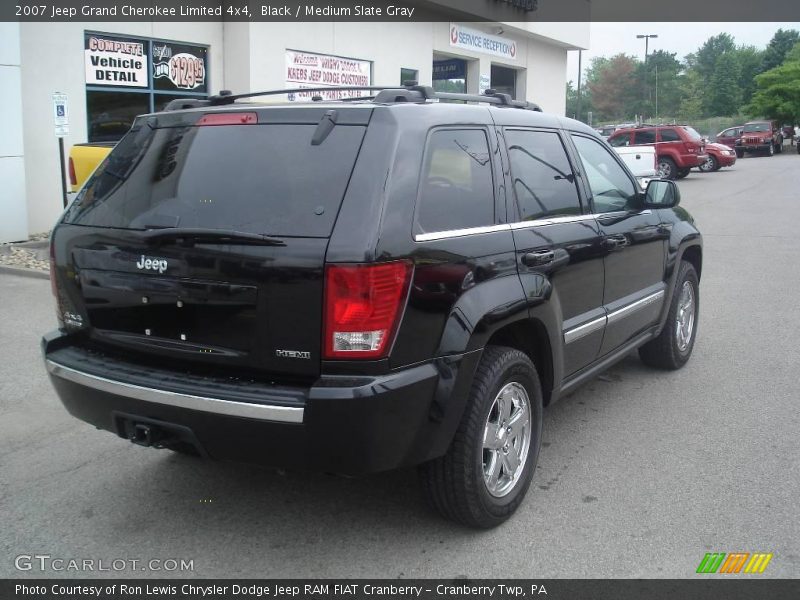 Black / Medium Slate Gray 2007 Jeep Grand Cherokee Limited 4x4