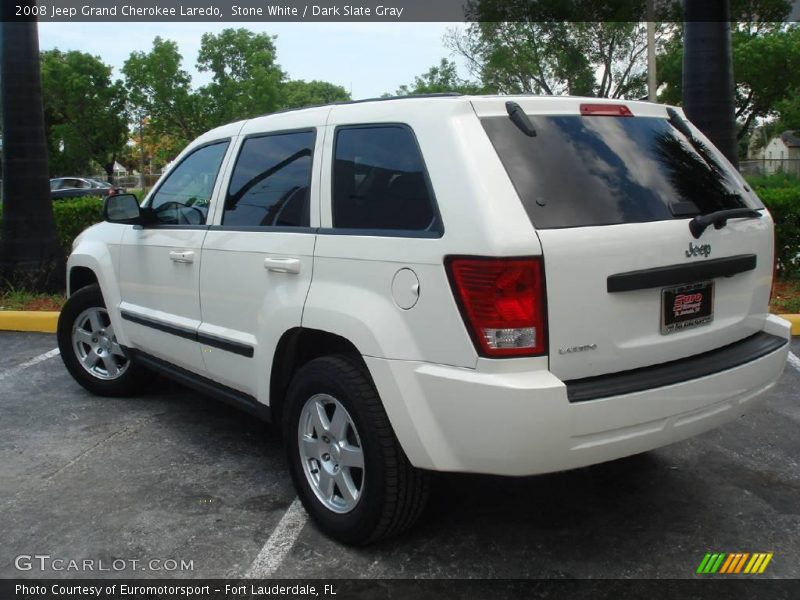 Stone White / Dark Slate Gray 2008 Jeep Grand Cherokee Laredo