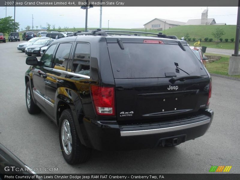Black / Medium Slate Gray 2007 Jeep Grand Cherokee Limited 4x4