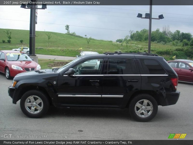 Black / Medium Slate Gray 2007 Jeep Grand Cherokee Limited 4x4