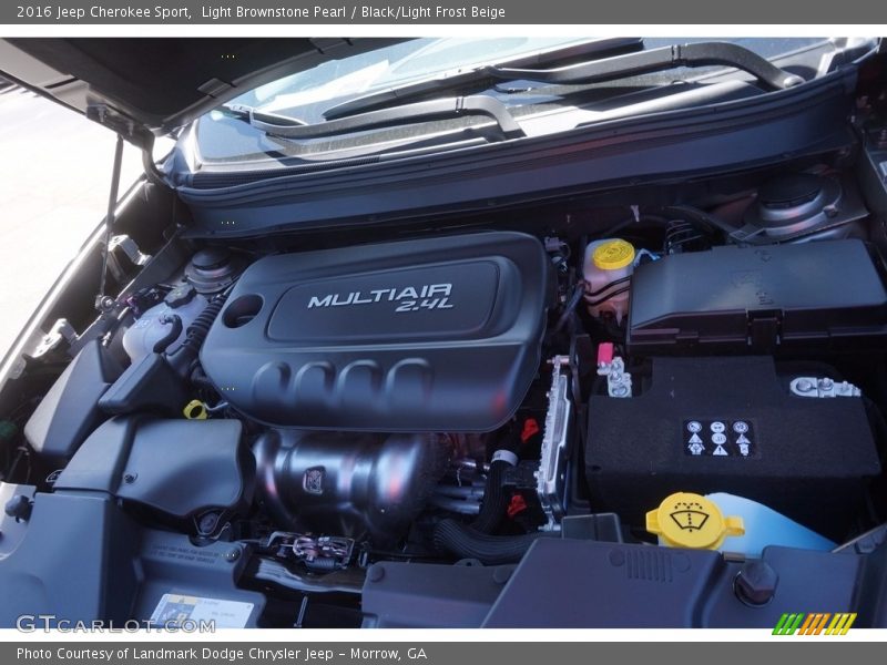 Light Brownstone Pearl / Black/Light Frost Beige 2016 Jeep Cherokee Sport