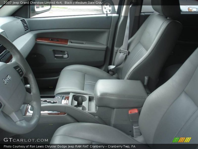 Black / Medium Slate Gray 2007 Jeep Grand Cherokee Limited 4x4