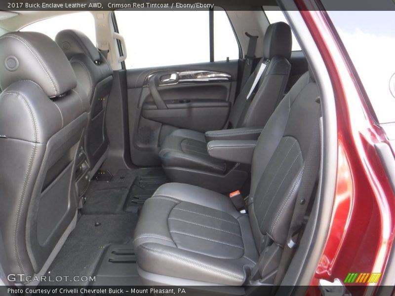 Rear Seat of 2017 Enclave Leather AWD
