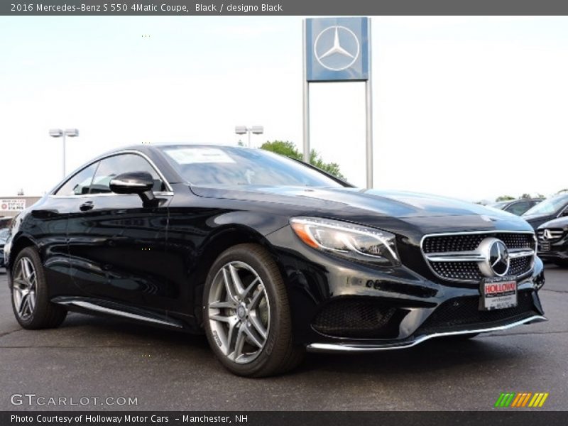 Black / designo Black 2016 Mercedes-Benz S 550 4Matic Coupe