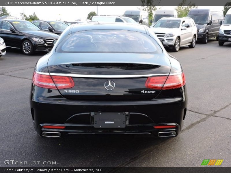 Black / designo Black 2016 Mercedes-Benz S 550 4Matic Coupe