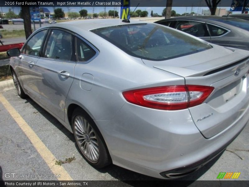 Ingot Silver Metallic / Charcoal Black 2016 Ford Fusion Titanium