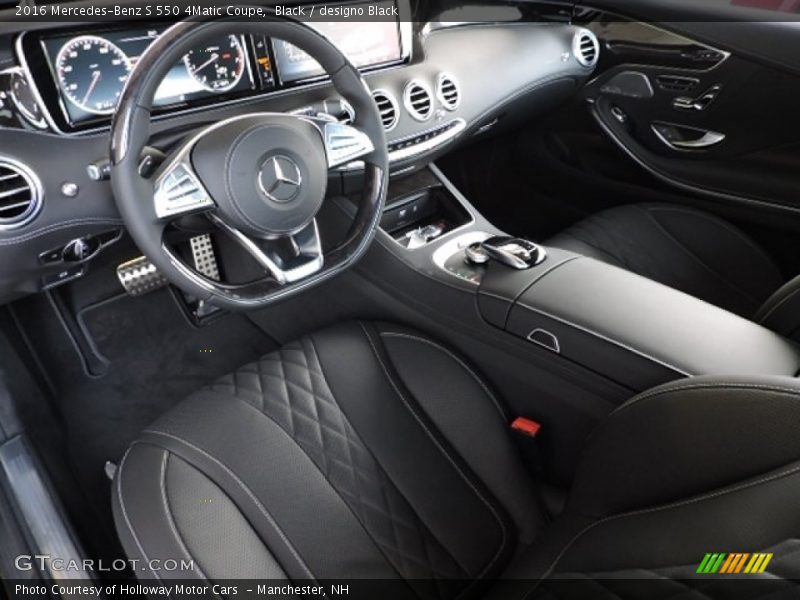  2016 S 550 4Matic Coupe designo Black Interior