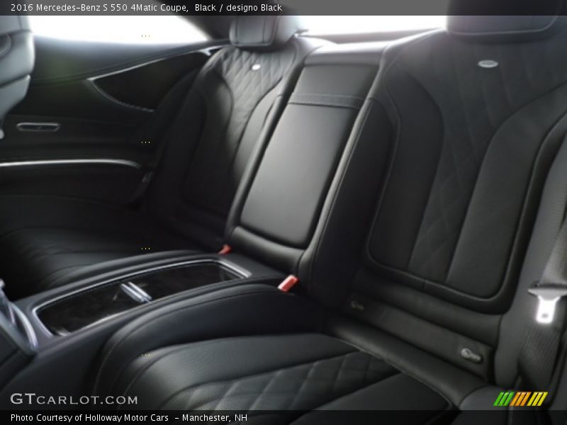 Rear Seat of 2016 S 550 4Matic Coupe