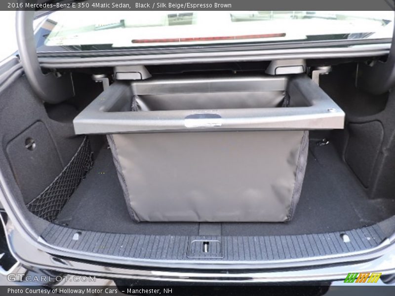 Black / Silk Beige/Espresso Brown 2016 Mercedes-Benz E 350 4Matic Sedan