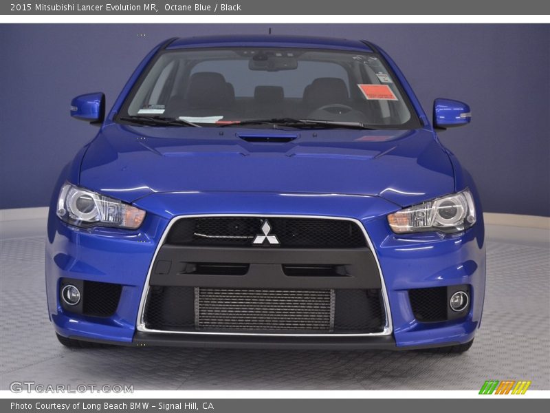 Octane Blue / Black 2015 Mitsubishi Lancer Evolution MR
