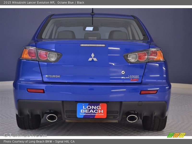 Octane Blue / Black 2015 Mitsubishi Lancer Evolution MR