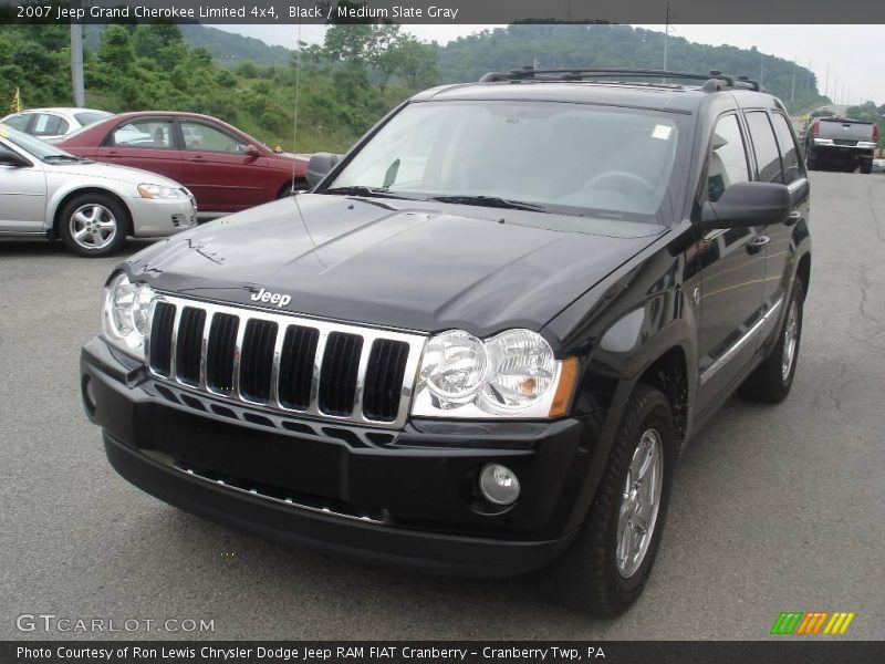 Black / Medium Slate Gray 2007 Jeep Grand Cherokee Limited 4x4