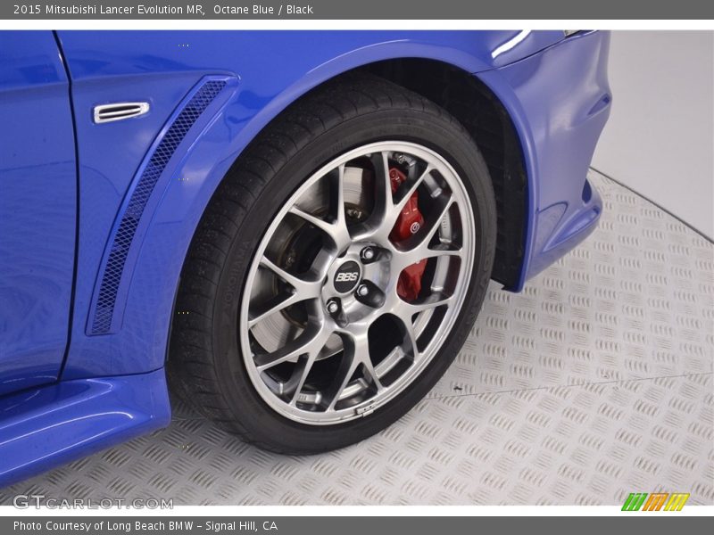 Octane Blue / Black 2015 Mitsubishi Lancer Evolution MR