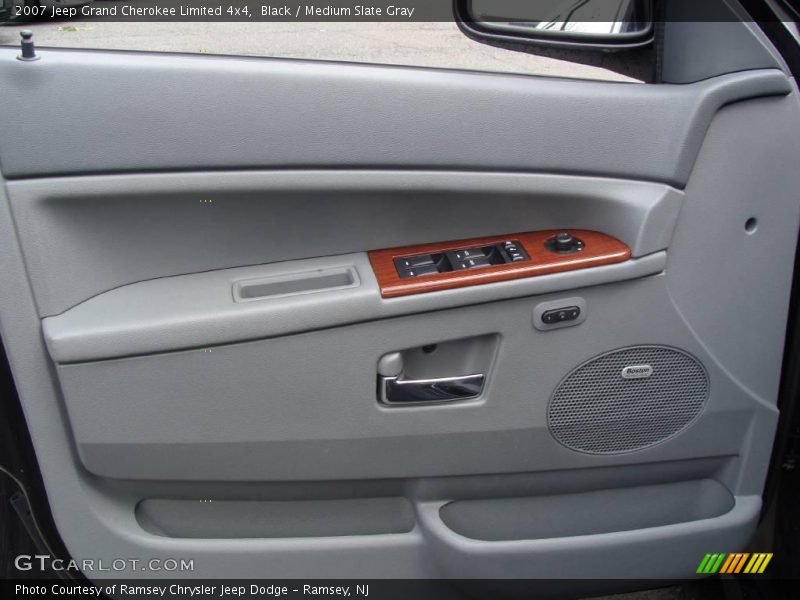 Black / Medium Slate Gray 2007 Jeep Grand Cherokee Limited 4x4
