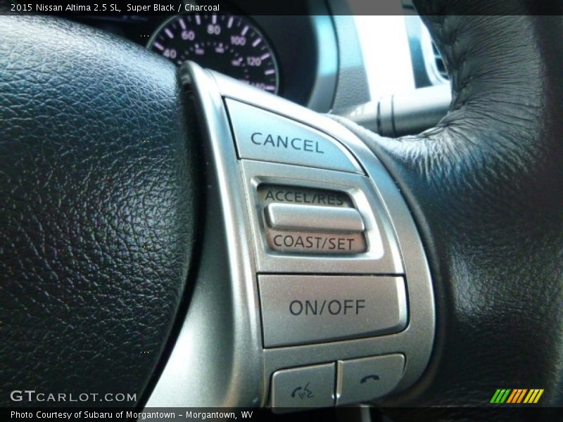 Super Black / Charcoal 2015 Nissan Altima 2.5 SL