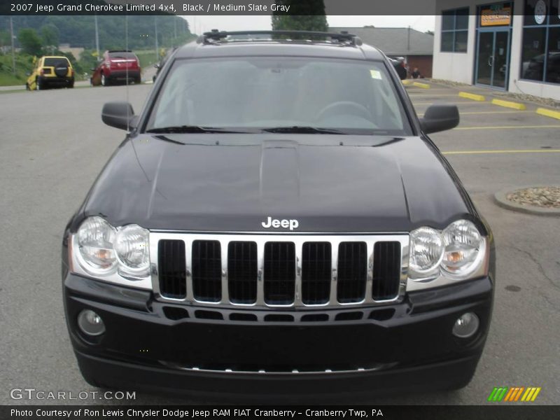 Black / Medium Slate Gray 2007 Jeep Grand Cherokee Limited 4x4