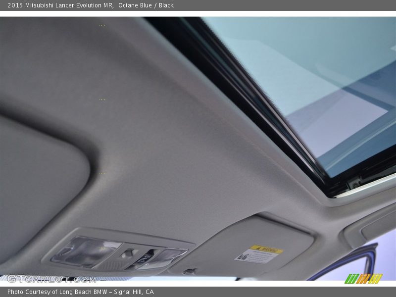 Octane Blue / Black 2015 Mitsubishi Lancer Evolution MR