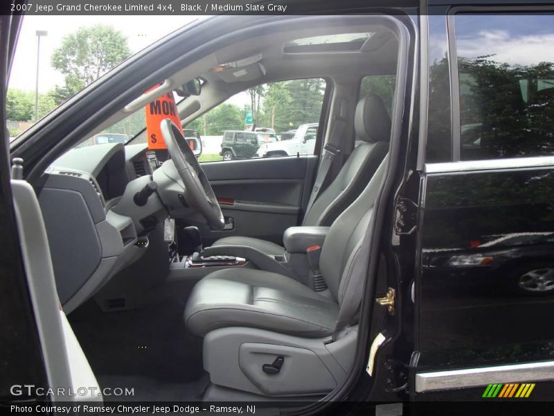 Black / Medium Slate Gray 2007 Jeep Grand Cherokee Limited 4x4
