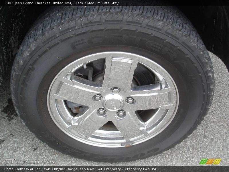 Black / Medium Slate Gray 2007 Jeep Grand Cherokee Limited 4x4