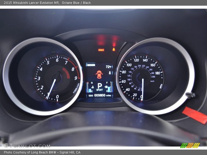 Octane Blue / Black 2015 Mitsubishi Lancer Evolution MR