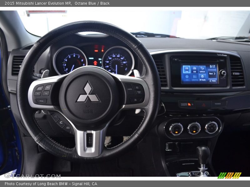 Octane Blue / Black 2015 Mitsubishi Lancer Evolution MR