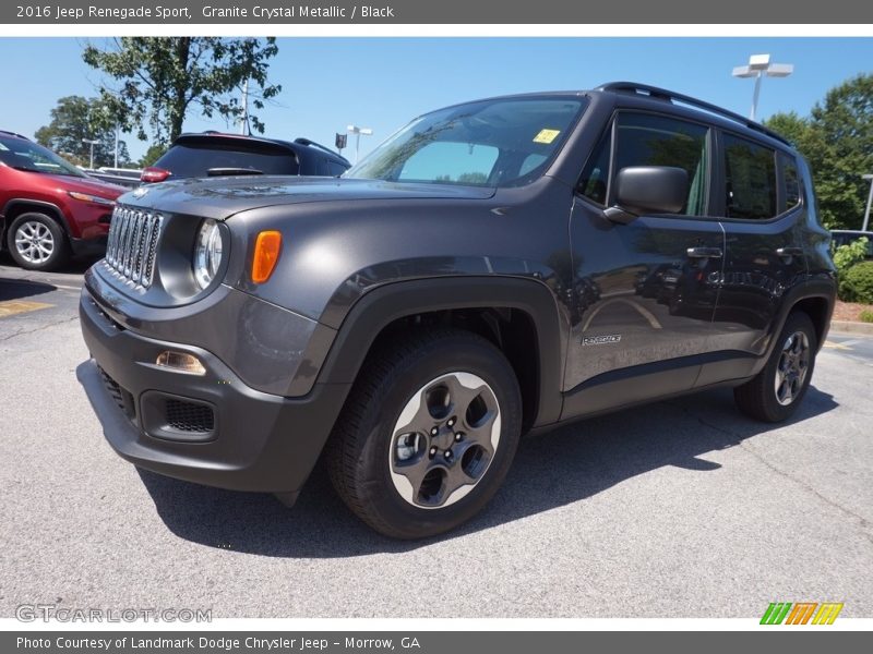 Granite Crystal Metallic / Black 2016 Jeep Renegade Sport