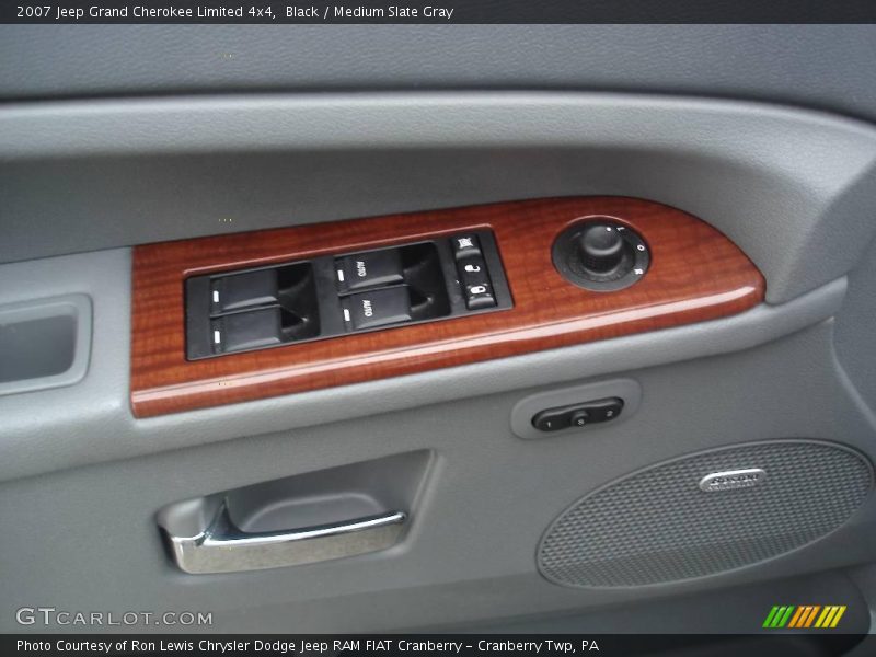 Black / Medium Slate Gray 2007 Jeep Grand Cherokee Limited 4x4