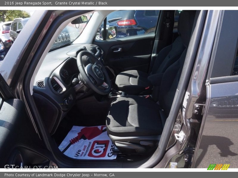 Granite Crystal Metallic / Black 2016 Jeep Renegade Sport