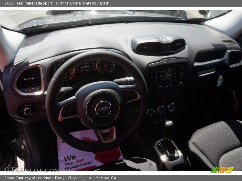 Granite Crystal Metallic / Black 2016 Jeep Renegade Sport