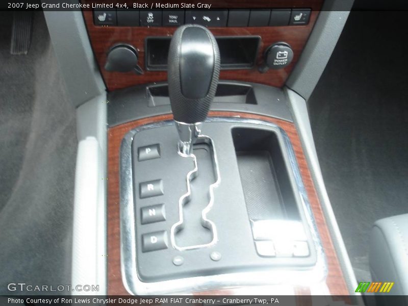 Black / Medium Slate Gray 2007 Jeep Grand Cherokee Limited 4x4
