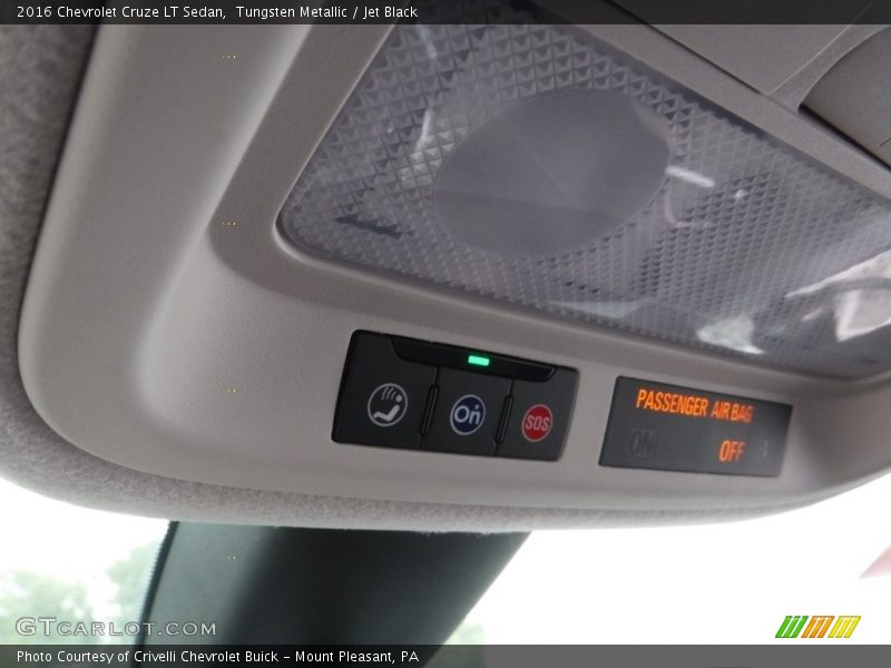 Tungsten Metallic / Jet Black 2016 Chevrolet Cruze LT Sedan