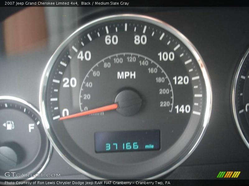 Black / Medium Slate Gray 2007 Jeep Grand Cherokee Limited 4x4