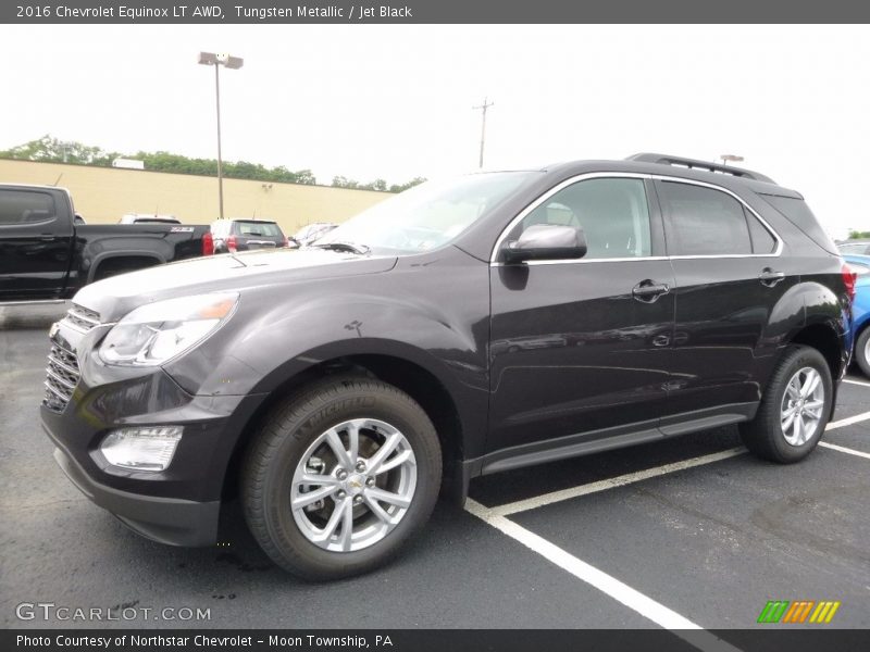 Tungsten Metallic / Jet Black 2016 Chevrolet Equinox LT AWD