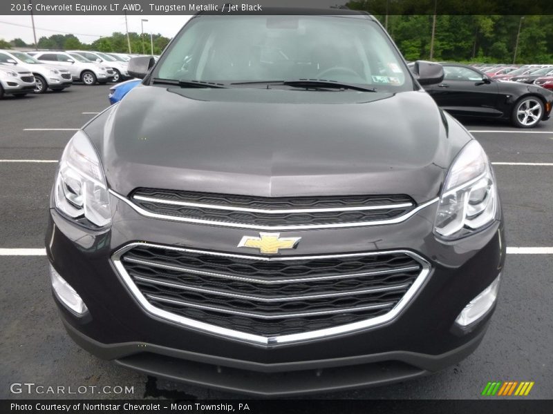 Tungsten Metallic / Jet Black 2016 Chevrolet Equinox LT AWD