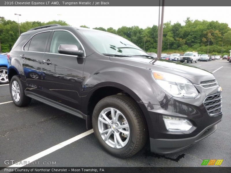 Tungsten Metallic / Jet Black 2016 Chevrolet Equinox LT AWD